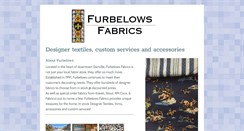 Desktop Screenshot of furbelowsfabrics.com