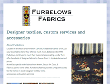 Tablet Screenshot of furbelowsfabrics.com